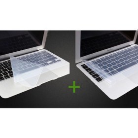 Resim 2 Adet Şeffaf Silikon Notebook Laptop Bilgisayar Klavye Koruyucu 