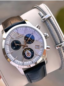 Resim Quantum Galatasaraylı Lisanslı İtalyan Tasarım Bileklik Hediyeli 10 Atm Taraftar Kol Saati E1087.331 Gümüş 