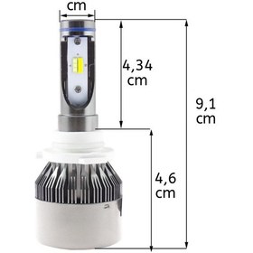 Resim Space Led Far Ampulü Çift Renk Sarı/Beyaz 9005-36W-4800Lm-12V / L 
