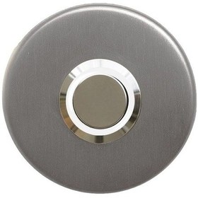 Resim Lockway Z-101b Paslanmaz Tek Kontak Zil Butonu Beyaz Led 