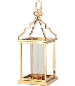 Resim Vitale Eskitme Çatılı Orta Fener 20 20 55 Cm Ak.jd0120 