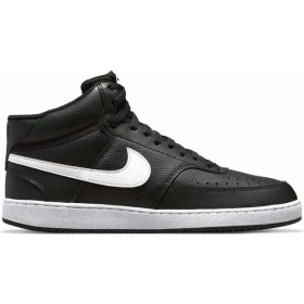 Resim Nike Court Vision Mid Nn Erkek Sneaker Ayakkabı DN3577-001-SIYAH 