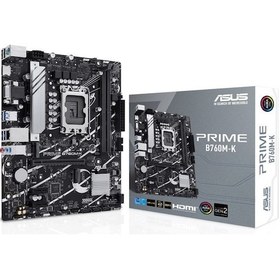 Resim Asus Prime B760M-K Intel B760 8000 MHz (OC) DDR5 Soket 1700 mATX Anakart 