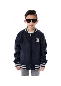 Resim Benitto Kids Erkek Çocuk Kapüşonlu Çift Taraflı Mevsimlik Yağmurluk 51364 Lacivert 