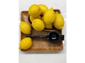 Resim Esmo Home Renkli Döküm Limon Sıkacağı Limon Presi Büyük Boy, Rennkli Metal Limon Sıkacağı, Döküm Naranciye Sıkacağı (Siyah) 