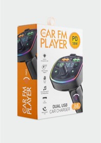 Resim Subzero Bluetooth/usb Fm 18w Pd Rgb Transmitter Fm55 