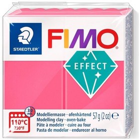 Resim Staedtler Fimo Effect Polimer Kil 204 Red Transparan 