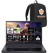 Resim ACER Nitro V15 i9 13900H 24GB 4TB SSD RTX4060/8GB 15.6'' 165Hz FHD W11P Gaming Laptop & PER4 ÇANTA 