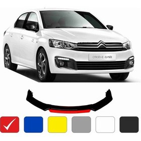Resim Peugeot 301 / C Eleysee Lip 4 Parça Kırmızı / Tampon Eki 
