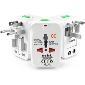 Resim Teknomila Seyahat Universal Çoklu Priz Adaptörü Akım Korumalı 10A 250V 