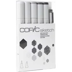 Resim Copic Sketch Sketching Grays Tonları 6'Lı 