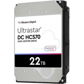 Resim WD Ultrastar HC570 0F48155 WUH722222ALE6L4 3.5" 22 TB 7200 RPM 512 MB SATA 3 HDD 
