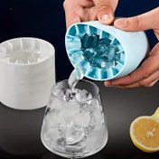 Resim Bu Kolay Çıkarılabilir Silikon Buz Küpü Kalıbı ile Mükemmel Şekilli Buz Küpleri Yapın - 60 Buz Küpüne Kadar Kapasiteli! Mutfak Aksesuarları 