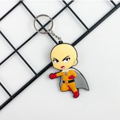 Resim POPULUS One Punch Man Saitama Silikon Anahtarlık 