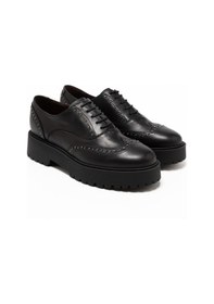 Resim Nero Giardini Nero Black Oxford Klasik Kadın I514001d 100 Nerogiardini Gguanto Nero Tr Taverna 7724 Lıgh Ner Siyah 