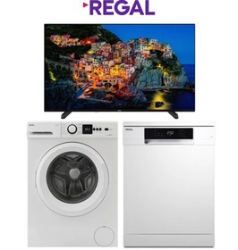 Resim Regal 3'lü Çeyiz Seti Beyaz 