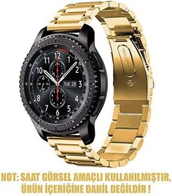 Resim Microsonic Xiaomi Watch S4 Metal Stainless Steel Kordon Gold [Watch S4 ile Uyumlu Kordon - Gold] 