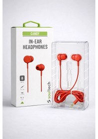Resim Soultech Candy 3.5 Mm Jack Kablolu Kulaklık Renkli Yeşil Kırmızı Mavi Kulak İçi Kulaklık "kablolu Kulaklık" 