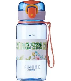 Resim Velvettides Öğrenci Kupası Büyük Kapasiteli Plastik Bardak Yeni El Bardak Taşınabilir Düşme Önleme Öğrenci Kupası Çocuk Su Bottle 700ml Mavi 