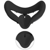 Resim Tongxida Oculus Quest 2 Vr Yüz Kılıfı - Siyah, Ter Emici, Yumuşak Silikon Göz Kapakları Siyah 