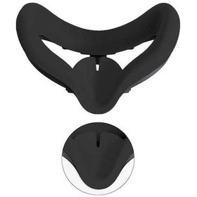 Resim Tongxida Oculus Quest 2 Vr Yüz Kılıfı - Siyah, Ter Emici, Yumuşak Silikon Göz Kapakları Siyah 