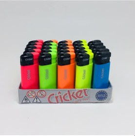 Resim Cricket 25 Adet Manyetolu Renkli Dolumsuz Kısa Çakmak 