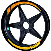 Resim Çınar Extreme Moto Gp Taksi Sarısı Iç Jant Şeridi Sticker Çınar Extreme 