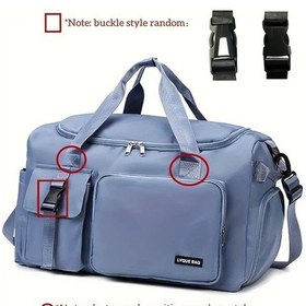 Resim Maxaccess Mavi Kadın Çok Amaçlı Seyahat Ve Spor Sırt Çantası Islak Kuru Bölme Ayakkabı Gözü Mavi 