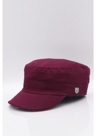 Resim Külah Erkek Kastro Şapka Kasket Outdoor Castro Kep Bordo-Bordo-Standart 