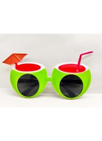 Resim Karpuz Şekilli Tropikal Hawaii Gözlüğü 