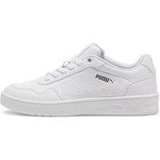 Resim Puma 395021 01 Court Classy Beyaz-gümüş Kadın Spor Ayakkabı Beyaz 
