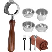 Resim Ipoearthu Delonghi EC680/EC685/EC820/EC850/EC860/EC785/EC885 Espresso Makineleri Için Özel Olarak Üretilmiş 51 Mm'lik Dipsiz Portafiltre (Yurt Dışından) 