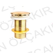 Resim özçakır Gold Pop Up Metal Lavabo Süzgeci 