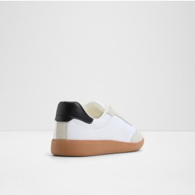 Resim Aldo CLUBSTYLE - Kadın Tekstil Beyaz-Siyah Düz Bağcıklı Modern Tasarımlı Spor Ayakkabı 