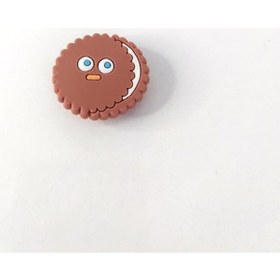 Resim Silikon Bisküvi 1 Adet Tekli Terlik Süsü Aksesuar 