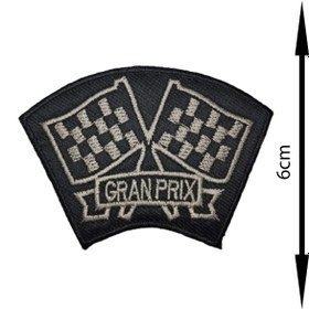 Resim REMSATİC Ütü Ile Yapışan Arma - Yama - Patch - Grand Prix Modeli (8,5cm X 6cm) 