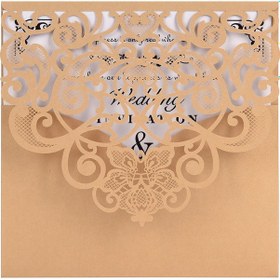 Resim 10 Adet İnci Kağıt Çiçekli Davetiye Kartları Davetiye Tutucuları Düğün Doğum Günü Partisi Yıldönümü İçin 