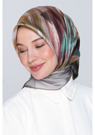 Resim Armine Özel Nostalji Serisi Twill İpek Eşarp Modelleri 8339D-35 