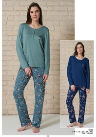 Resim Pijadore 1730 Uzun Kol Pijama Takım 001 