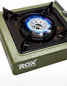 Resim Genel Markalar ROX Portatif Kamp Ocağı -Yeşil 