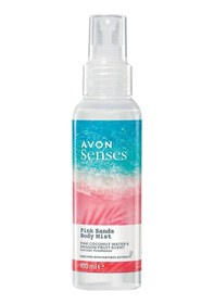 Resim Avon Senses Pink Sands Hindistan Cevizi Suyu ve Ejder Meyvesi Kokulu Vücut Spreyi 100 ML 