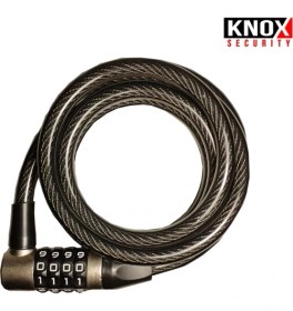 Resim Knox 6007 185cmx10mm Şifreli Bisiklet Kilidi 