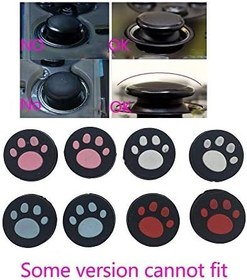 Resim PS Vita PSV 2000 PSV 1000 Kumandası için Silikon Joystick Kapakları Parmak Çubuğu Analog Kavrama Kapağı (Beyaz) 