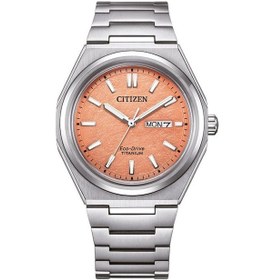 Resim Citizen Aw0130-85z Eco-drive Çizilmez Safir Camlı Titanyum Kordon Metalik Renk Erkek Kol Saati 