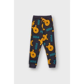 Resim Zuzunga 2'Li Basic Şardonlu 2 İplik Eşofman Set ( Winnie The Pooh - Hardal ) 