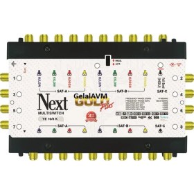 Resim Next 10/8 Multiswitch Uydu Santrali ( Adaptör Dahil ) 