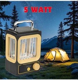 Resim Farissu Or-8039 Şarj Edilebilir Led Kamp Lambası Çok Renkli 