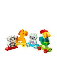 Resim LEGO® DUPLO® İlk Hayvan Trenim 10412 1½+ Eğitici Oyuncak Yapım Seti - 19 Parça 