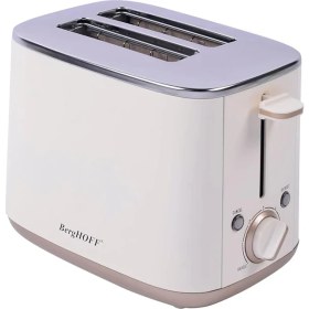 Resim Hype Store Berghoff Gem Pearl 2 Dilim Ekmek Kızartma Makinesi – 1000 W, Paslanmaz Çelik | Vanilya Krem 