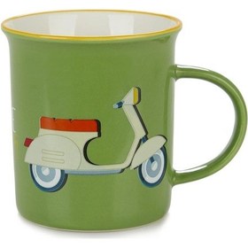Resim Vespa Kupa-bardak Seramik Scooter Motif / Balvı 